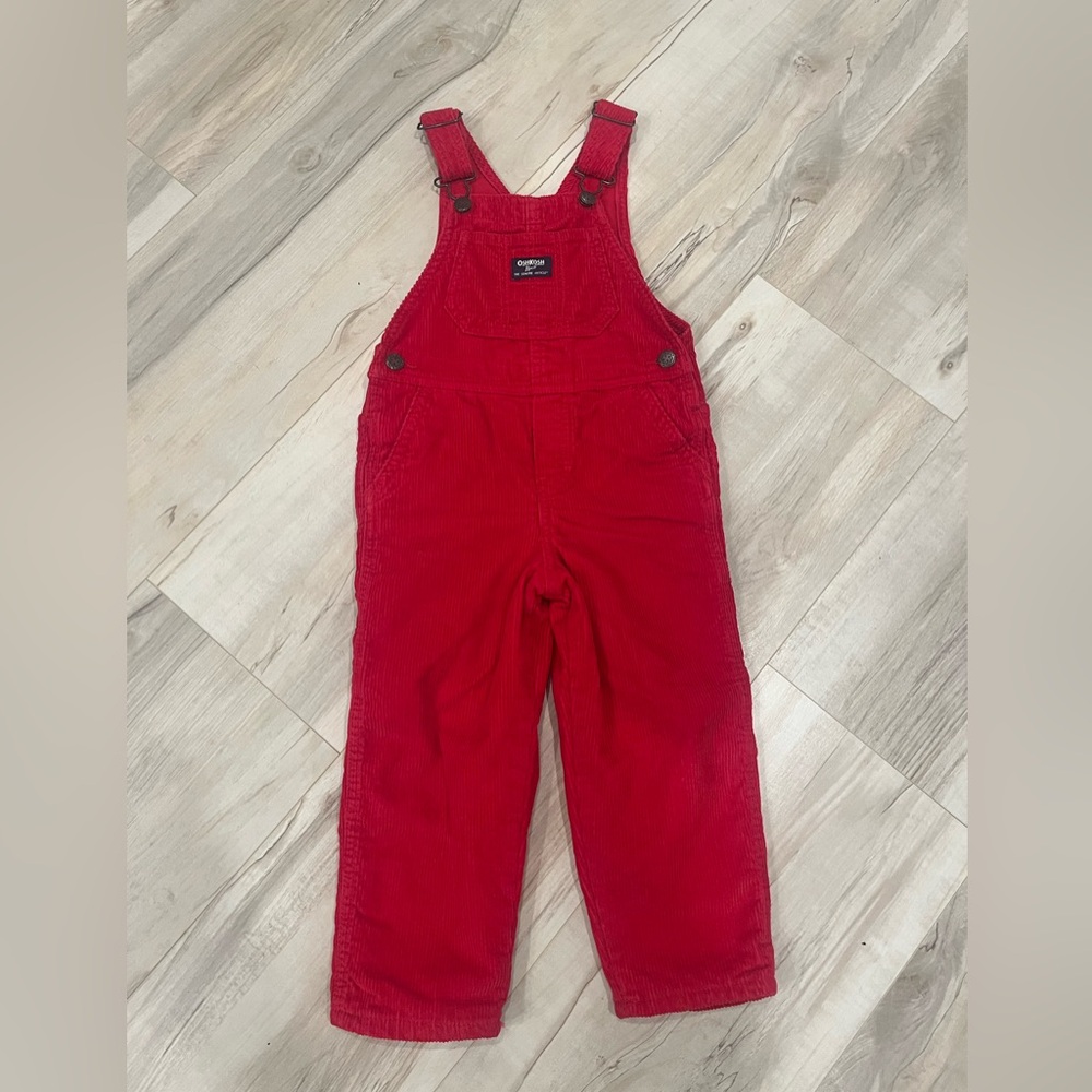 Lined Corduroy Overalls